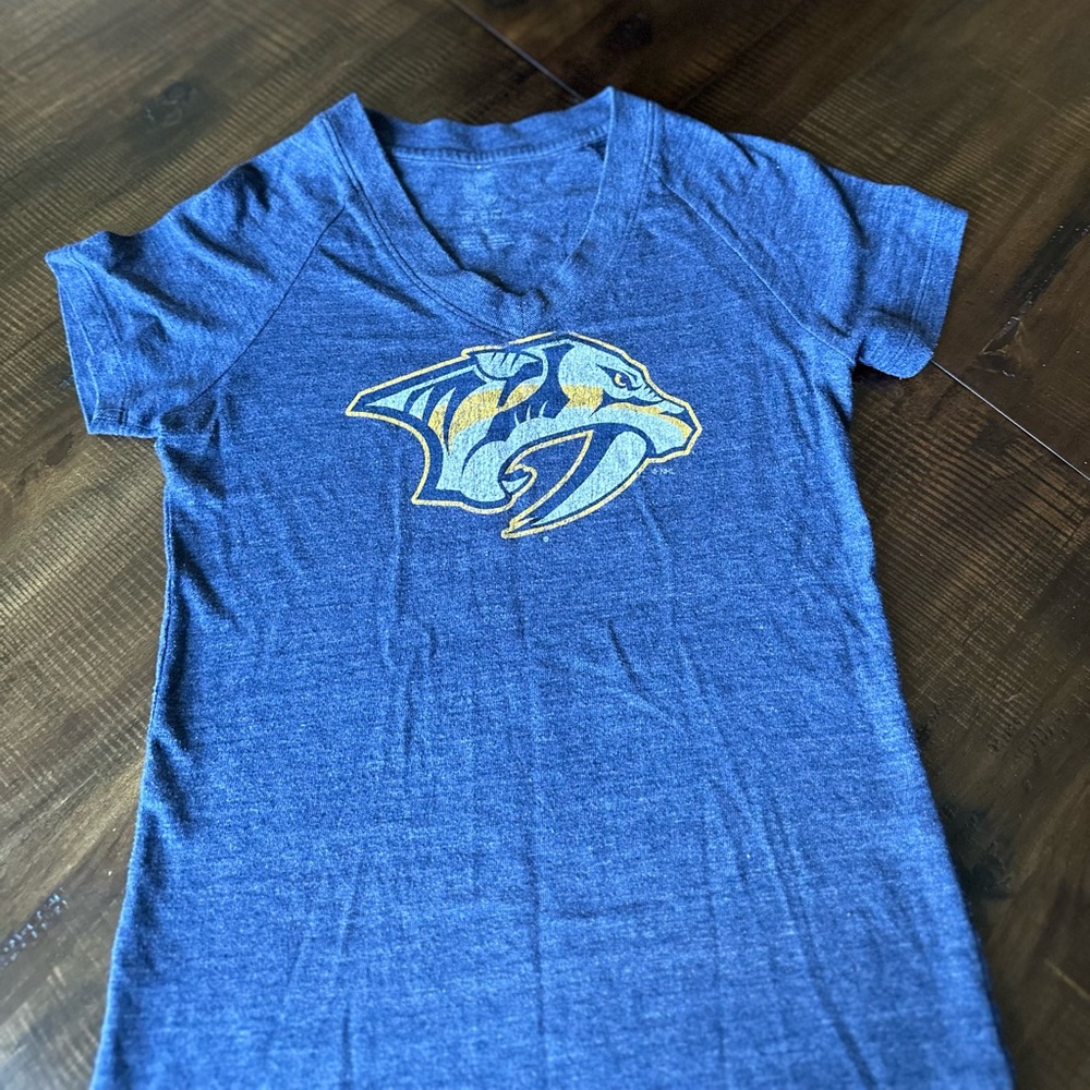 Nashville Predators V Neck T-Shirt
